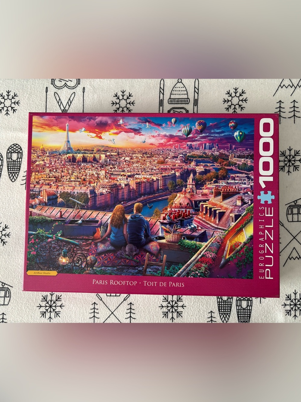 EuroGraphics Paris Rooftop 1000-Piece Puzzle